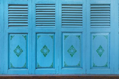 Tay geleneksel tarzı kapı paneli katlanmış