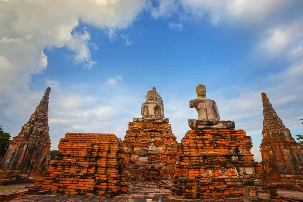 Wat chaiwatthanaram Tempel in Ayutthaya historischen Park, ein UNESCO-Weltkulturerbe, Thailand — Stockfoto