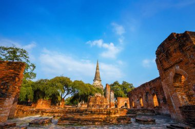 Wat Phra Si Sanphet Tapınağı'nda Ayutthaya Historical Park, Unesco Dünya Mirası alanı, Tayland