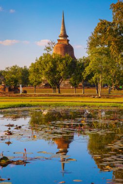 Wat Phra Ram tapınakta Ayuthaya Historical Park, Unesco Dünya Mirası Tayland