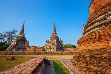 Wat Phra Si Sanphet Tapınağı'nda Ayutthaya Historical Park, Unesco Dünya Mirası alanı, Tayland