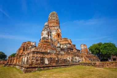 Wat Phra Ram tapınakta Ayuthaya Historical Park, Unesco Dünya Mirası Tayland