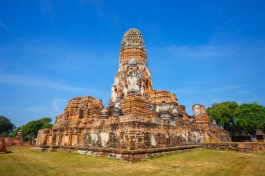 Wat Phra Ram tapınakta Ayuthaya Historical Park, Unesco Dünya Mirası Tayland