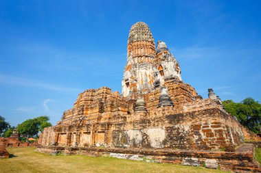 Wat Phra Ram tapınakta Ayuthaya Historical Park, Unesco Dünya Mirası Tayland