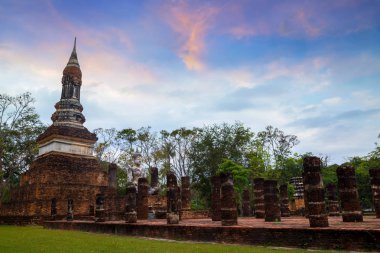 WAT Tra Phang Ngoen Tapınağı Sukhothai tarihi park, Unesco Dünya Mirası Tayland