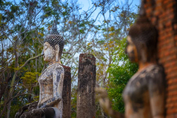 Wat Tra Phang Ngoen świątyni w Park historyczny Sukhothai, wpisanego na listę światowego dziedzictwa UNESCO w Tajlandii — Zdjęcie stockowe