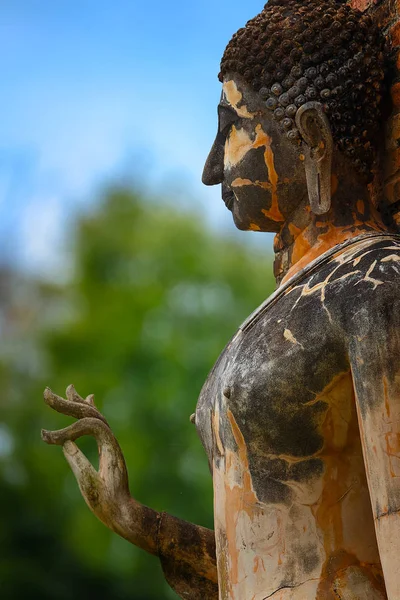 ワット Tra パンガー Ngoen 寺スコータイ歴史公園、タイの世界遺産 — ストック写真