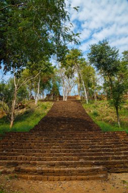 Wat Khao Phanom Phloeng Tapınağı Si Satchanalai tarihi park, Unesco Dünya Mirası Tayland
