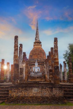 Wat Sa Si Tapınağı Sukhothai tarihi park, Unesco Dünya Mirası Tayland