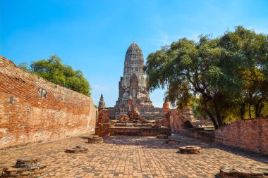 WAT Ratburana tapınakta Ayutthaya Historical Park, Unesco Dünya Mirası alanı, Tayland