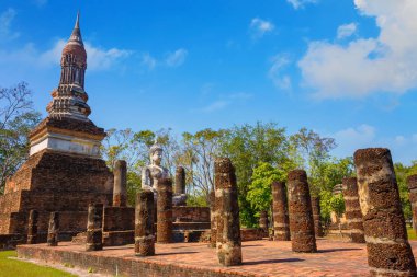 WAT Tra Phang Ngoen Tapınağı Sukhothai tarihi park, Unesco Dünya Mirası Tayland