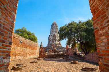 WAT Ratburana tapınakta Ayutthaya Historical Park, Unesco Dünya Mirası alanı, Tayland