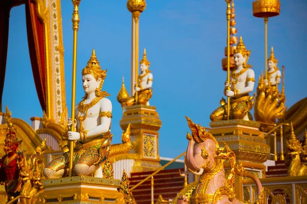 Bangkok, Tayland - 9 Kasım 2017: Hi Kraliyet krematoryum — Stok fotoğraf