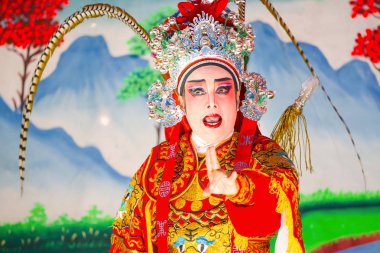 Bangkok, Tayland - 17 Ocak 2016: Çin fo gerçekleştirdi