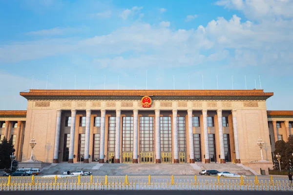 Great Hall of People at Tiananmen Square, used for legislative and ceremonial activities by the government of the People\'s Republic of China