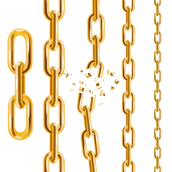 Colección Chain. Vector — Vector de stock