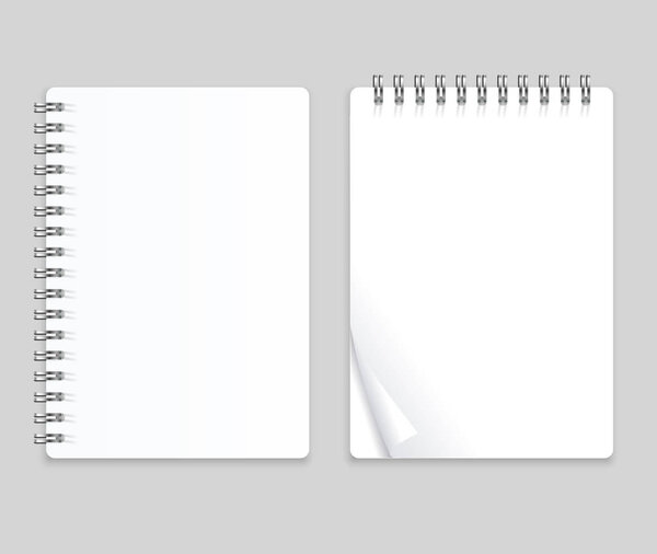 Refleic Note Template Blank Set. Вектор
