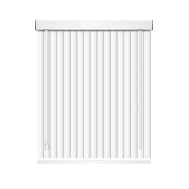 Gerçekçi jaluzi Roller kör panjurlar. Vektör