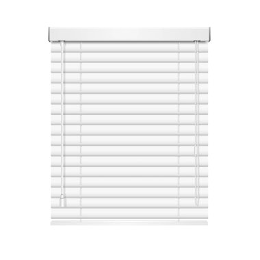 Gerçekçi jaluzi Roller kör panjurlar. Vektör