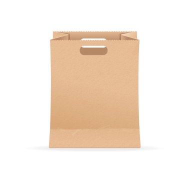 Boş boş şablon kağıt çanta satışı. Vektör