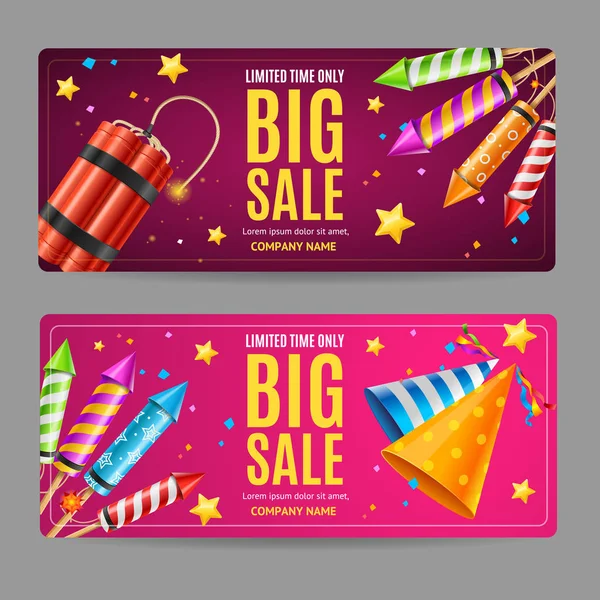 Gran venta Menú Opción Banner Card Set. Vector — Vector de stock