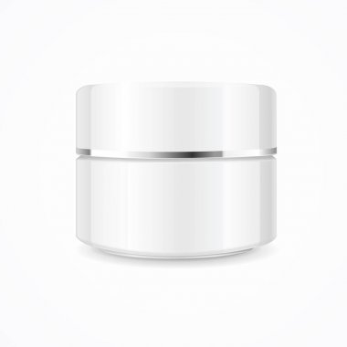 Gerçekçi krem kozmetik ürün olabilir. Vektör