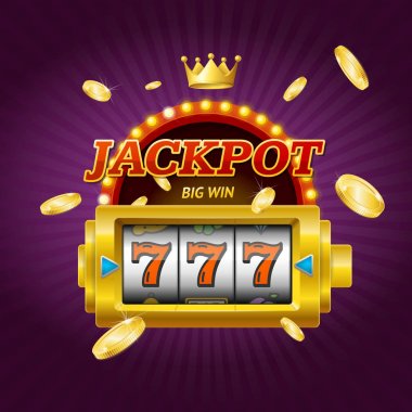 Casino oyun ikramiye kavramı kartı vektör kumar