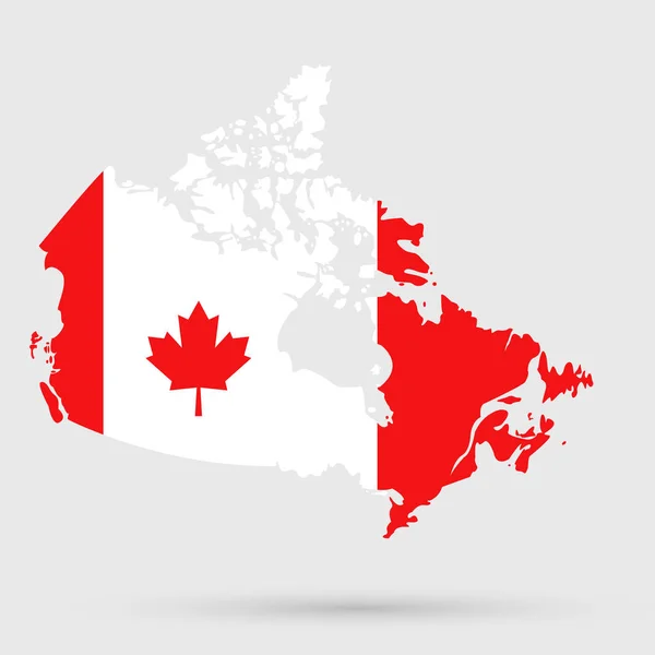 Canadá, Estados Unidos, nacional — Vector de stock