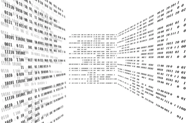 Фоновый абстрактный двоичный код — стоковый вектор