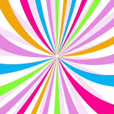 Arka plan. Hacimli nesnelerden dalgalı renkli çizgiler derinleştirilmesi.