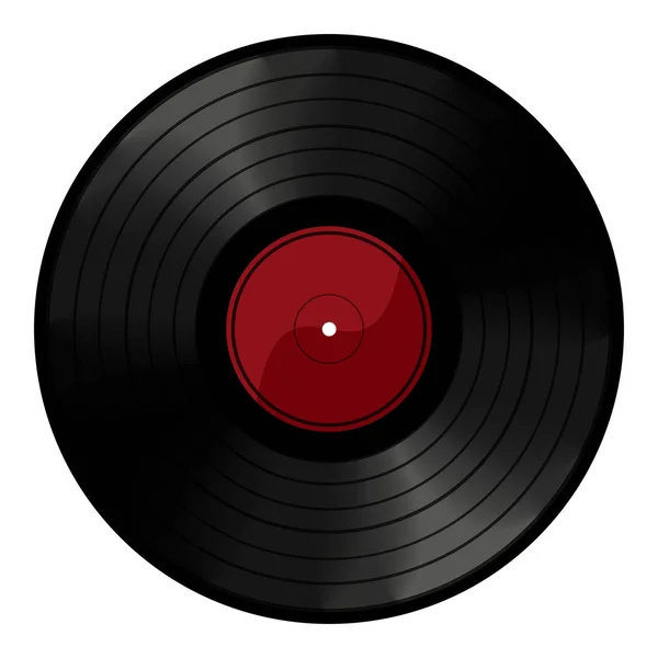 Hudba, hudba na vinyl, vinylové — Stockový vektor