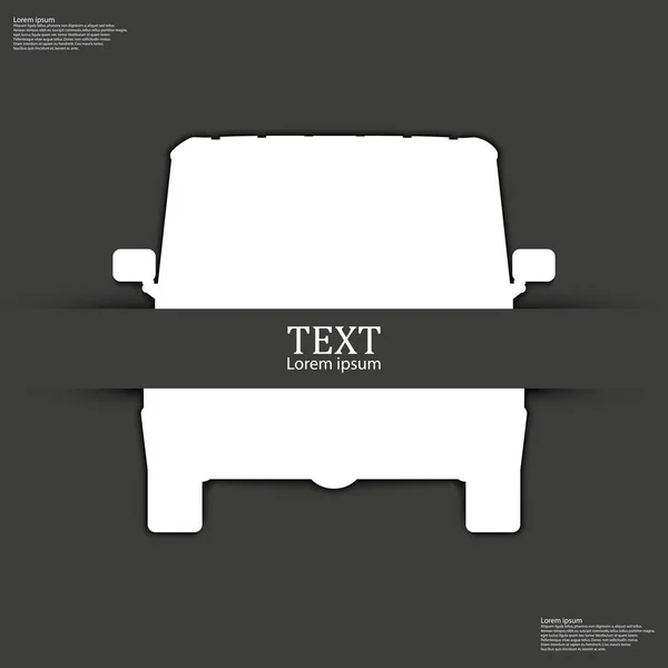 SUV pictogram vector illustratie vervoer — Stockvector