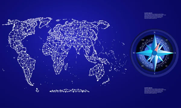 Mapa político do mapa político mundial do mundo —  Vetores de Stock