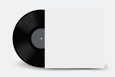 müzik, vinil beyaz arka plan üzerinde nesne izole.