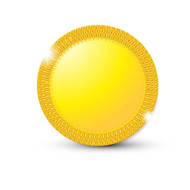 Beyaz arka plan yalıtılmış nesne soyut üzerinde sikke