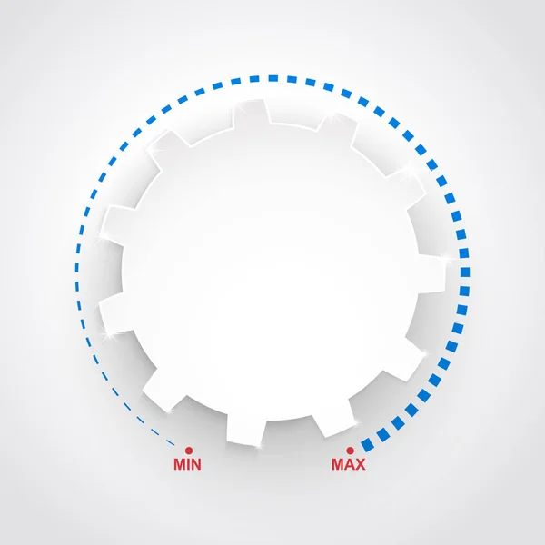 Gears in engagement. Engineering drawing abstract industrial background with a cogwheels. — Stock Vector