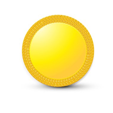 Beyaz arka plan yalıtılmış nesne soyut üzerinde sikke