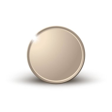 Beyaz arka plan yalıtılmış nesne soyut üzerinde sikke