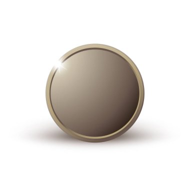 Beyaz arka plan yalıtılmış nesne soyut üzerinde sikke