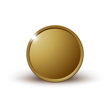 Arka plan yalıtılmış nesne soyut üzerinde sikke