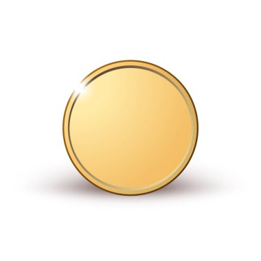 Arka plan yalıtılmış nesne soyut üzerinde sikke