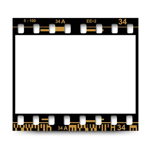 Film, movie, photo, filmstrip on white in black and white colors — Stock Vector