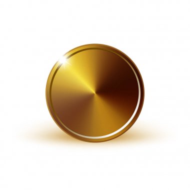 Beyaz arka plan yalıtılmış nesne soyut üzerinde sikke