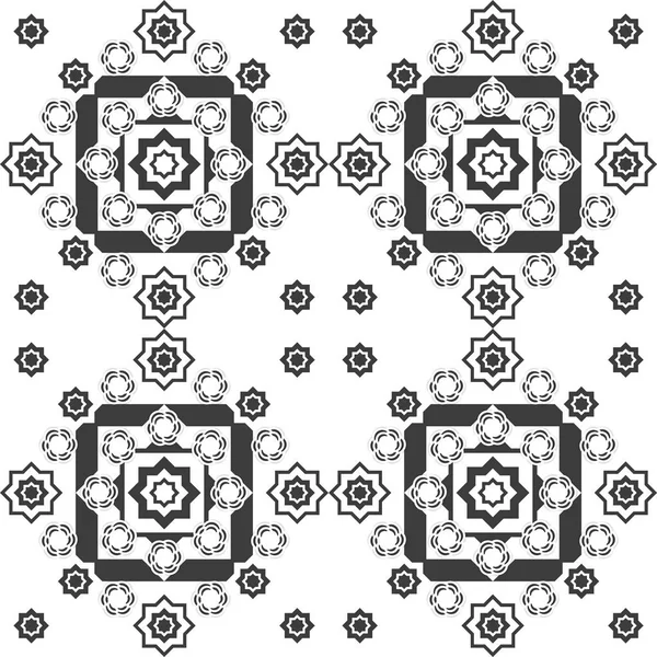 Patrón geométrico caótico abstracto. Triángulos gris y blanco abstracción sobre fondo blanco dando vueltas caóticamente en un círculo — Archivo Imágenes Vectoriales