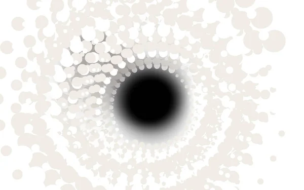 Hidromasaje, agujero negro, líneas radiales con distorsión rotatoria. Espiral abstracta, forma de vórtice, elemento — Vector de stock