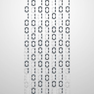 Soyut resim. İkili kod arka plan akış vektör.