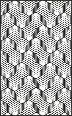 Vektör modern geometri desen altıgen, geometrik arka plan, retro doku, hippi moda tasarımı