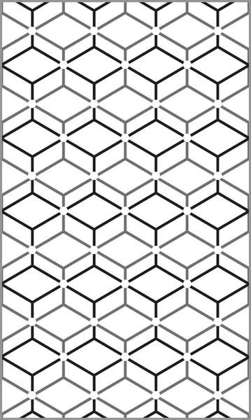 Vector model geometrie modernă hexagon, fundal geometric abstract, imprimare la modă, textură retro monocrom, design de modă hipster — Vector de stoc