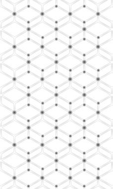 Vektör modern geometri desen altıgen, geometrik arka plan, modaya uygun yazıcı, tek renkli retro doku, hippi moda tasarımı