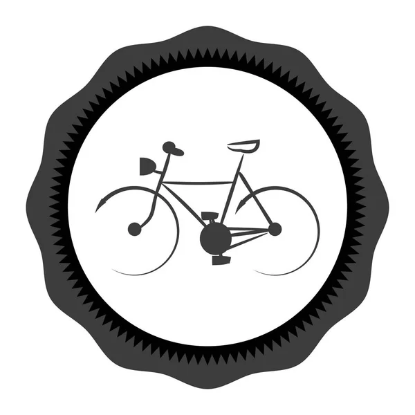 Ilustración diseño plano Bike icon stock vector — Archivo Imágenes Vectoriales